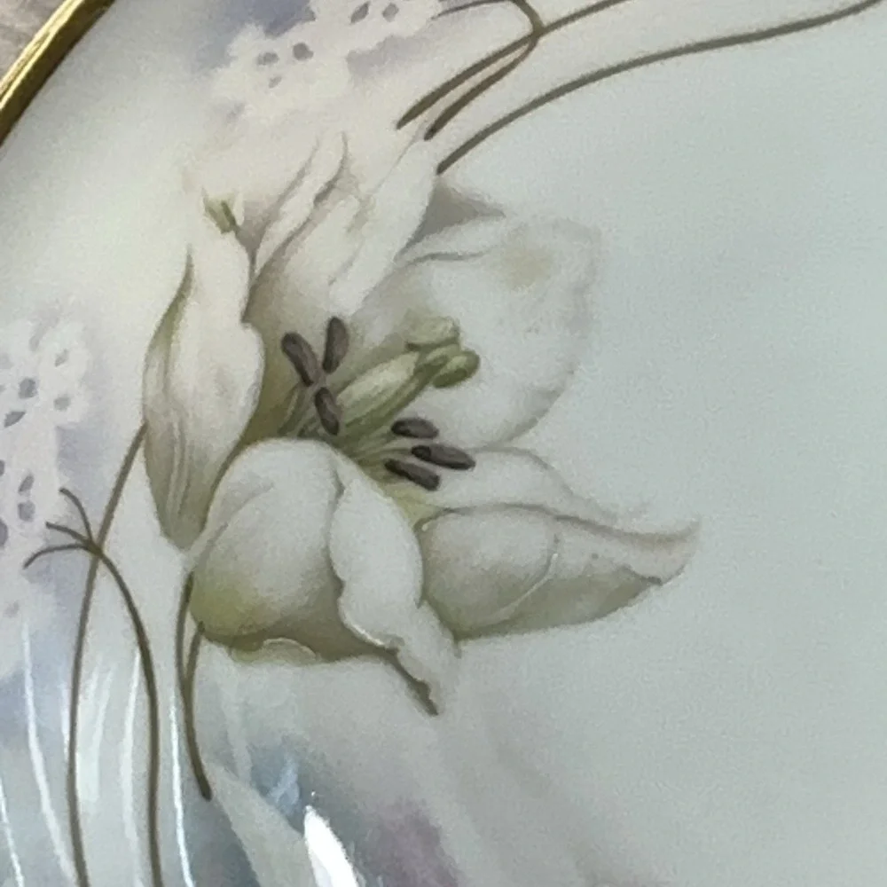 Antique Prov Saxe ES Germany Serving Bowl 10